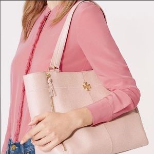 Tory Burch IVY Patent Tote-Large